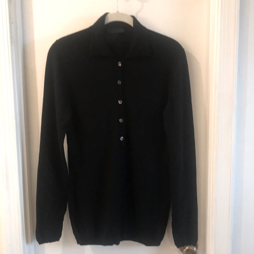 Prada Black Cashmere Sweater